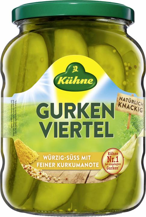 Kühne Quarto di cetriolo in agrodolce. GLA (1023 g)