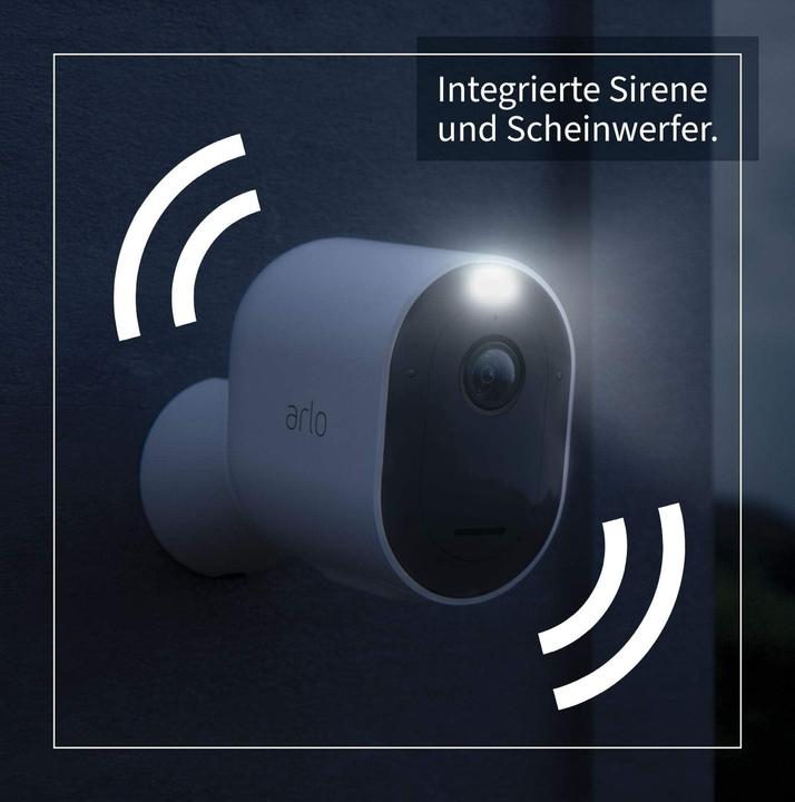 Produktbild Arlo Pro 3 Spotlight Kamera, Zusatzkamera weiss (2560 x 1440 Pixels)