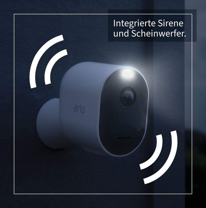 Actual product image Arlo Pro 3 Spotlight, add-on camera white (2560 x 1440 Pixels)