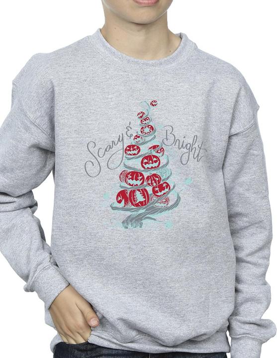 Image du produit Disney - Sweat THE NIGHTMARE BEFORE CHRISTMAS SCARY & BRIGHT - Garçon (128)