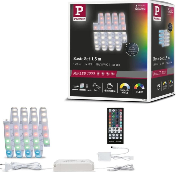 Image du produit Paulmann Kit MaxLED 1000 Stripe (RGBW, 150 cm, Intérieur)