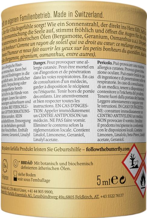 Actual product image Farfalla Duftset Aroma Pures Glueck (5 ml)