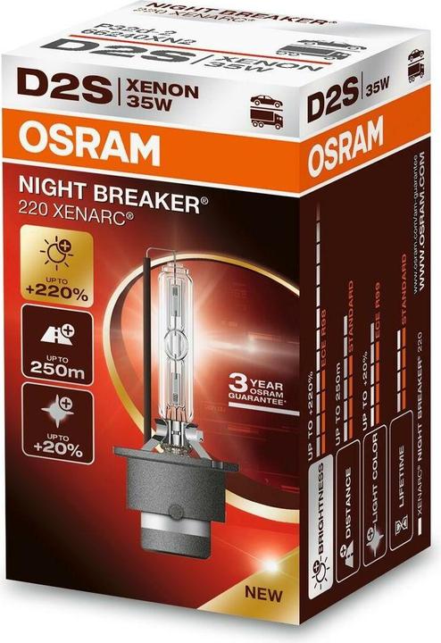 Image du produit Osram D2S Night Breaker 220 Voiture (D2S)