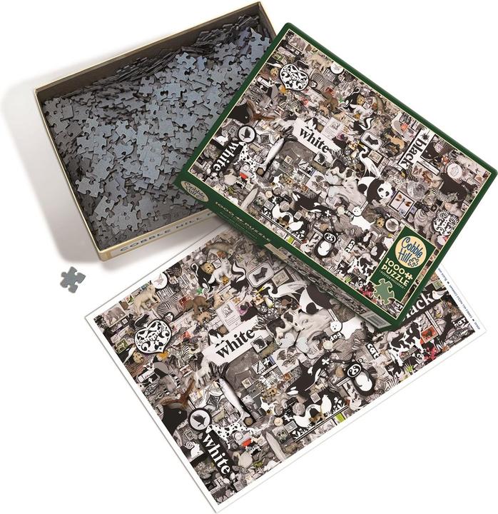 Produktbild Cobble Hill Schwarz und Weiss: Tiere (1000 Stück) (1000 Teile)