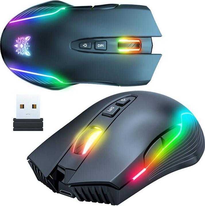 Immagine prodotto Onikuma Mouse da gioco CW905 (nero) (Senza fili)