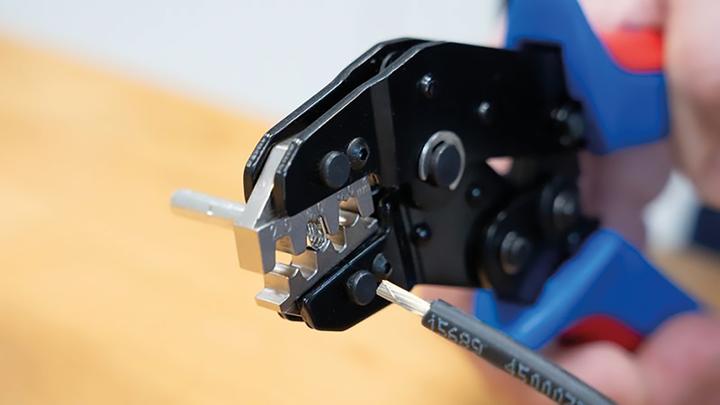 Productafbeelding Weicon Crimpzange MULTI, 10100515, inkl. Wechselmodulen (208 mm)