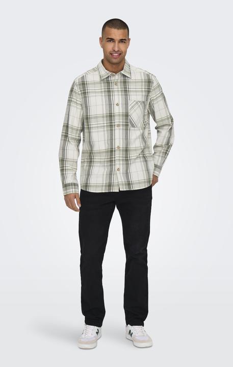 Produktbild Only & Sons Normal geschnitten Hemdkragen Hemd Hemd (L)