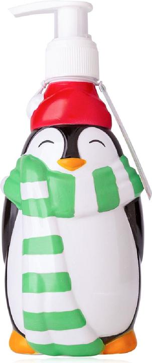 Actual product image Accentra Soap dispenser with hand soap PINGUIN, fragrance: Peppermint Swirl (Liquid soap, 300 ml)