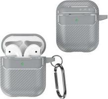 Produktbild OEM Carbonhülle für Airpods 3 grau (Kopfhörer Tasche)