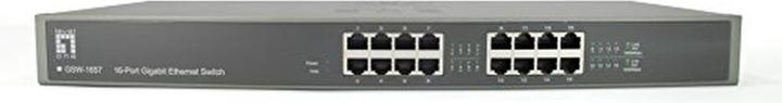 Produktbild LevelOne GSW-1657: 16Port Switch, 1Gbps (16 Ports)