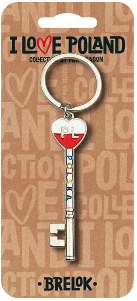 Nuance Schlüsselanhänger Ich liebe Polen Polska ILP-BRE-A-PL-04