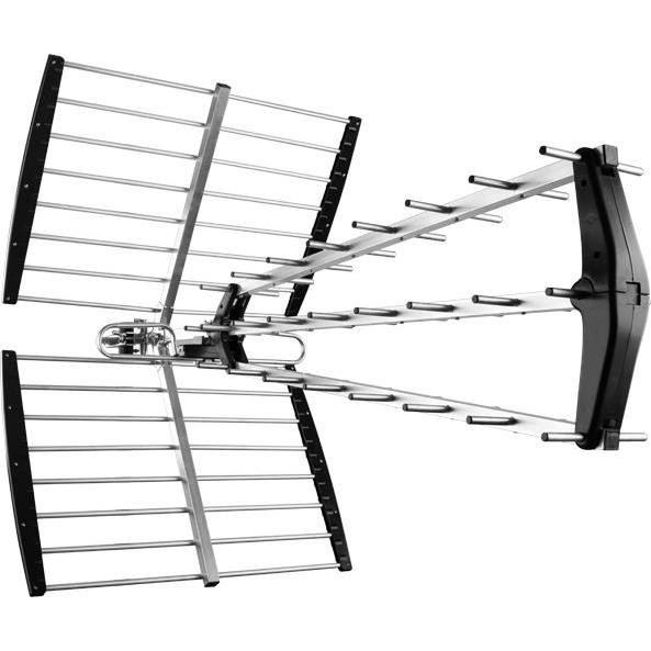 Estar T-1115 UHF television antenna Outdoor 15 dB (15 dB), SAT Spiegel + SAT Antennen, Schwarz