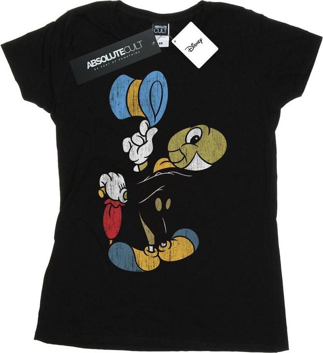 Immagine prodotto Disney Pinocchio Jiminy Cricket Maglietta Donna (M)