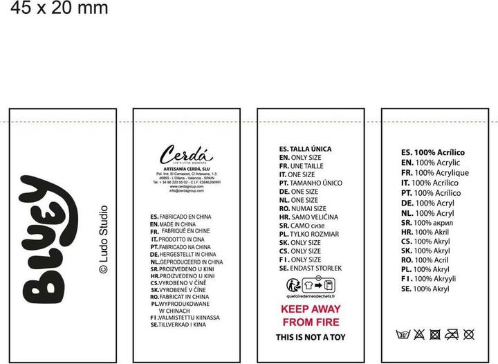 Image du produit Disney Bluey Laplander Mütze