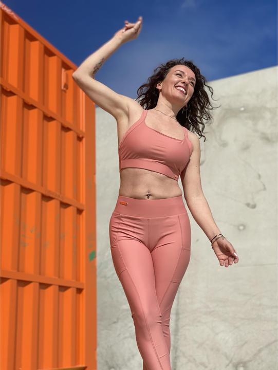 Image du produit Les Poulettes Fitness rose corail (S)