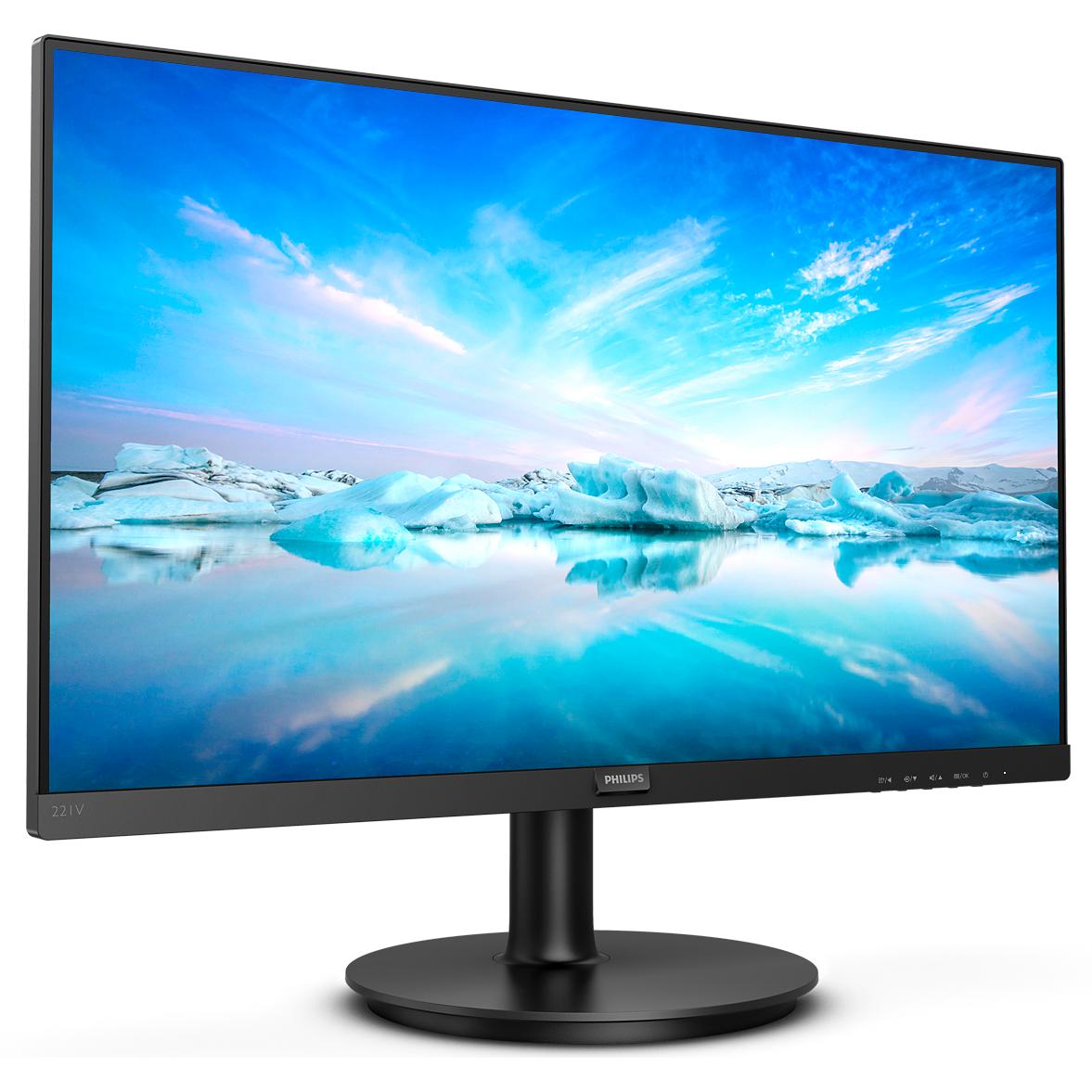 Philips 221V8A/00 (1920 x 1080 Pixel, 21.50"), Monitor, Schwarz