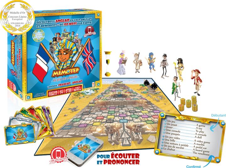 Image du produit Topi games Memotep Francais-Anglais (Français, Anglais)