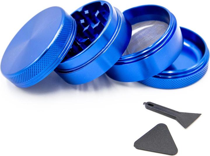 Blau, Metalllig