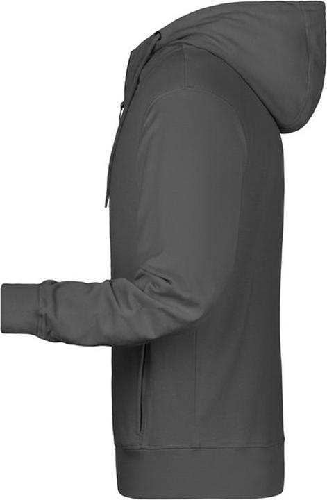 Immagine prodotto James & Nicholson Felpa con Cappuccio e Zip Intera Uomo (L)