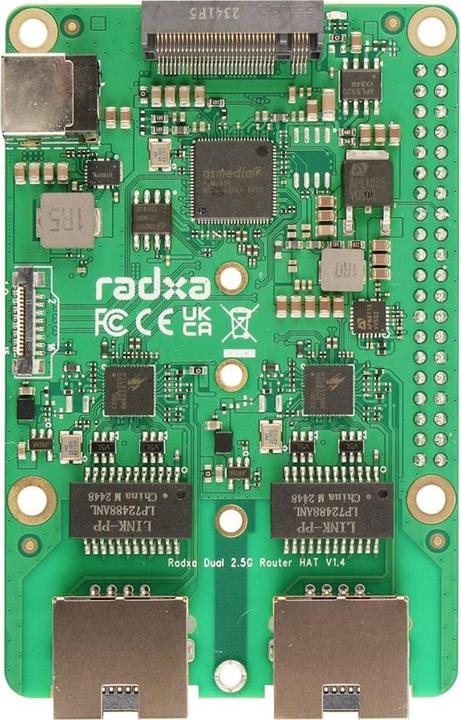 Allnet Radxa Dual 2.5GBit Router Hat M.2 Raspberry 5 Radxa (RA027G3)