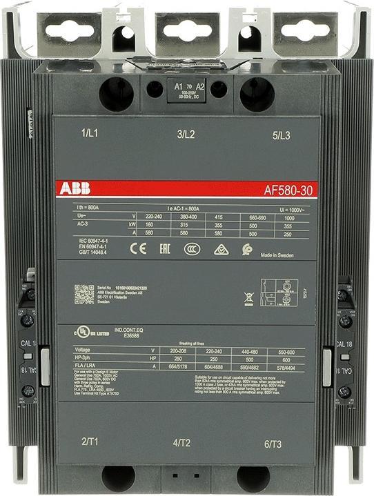 Actual product image ABB AF580-30-22 200-50V