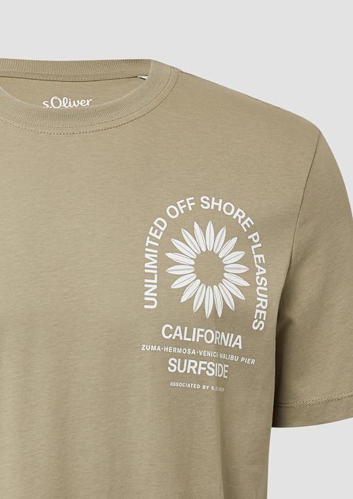 Produktbild S.Oliver T-Shirt T-Shirt mit Crew Neck und Frontprint (M)