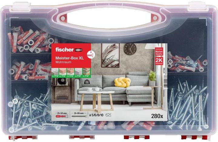 Actual product image Fischer Masterbox XL (280 pcs.)