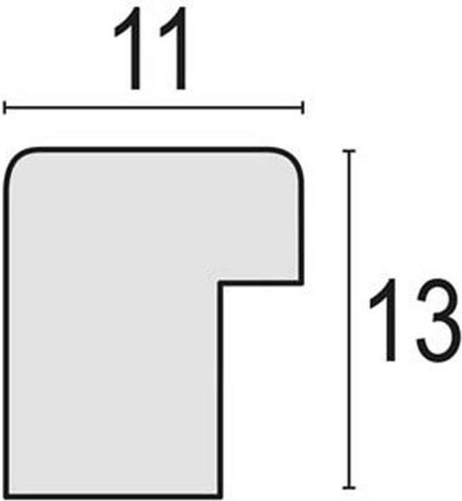 Produktbild ZEP Bilderrahmen WT68S Wales Silver 15x20 cm (15 x 20 cm)