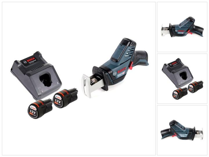 Actual product image Bosch Professional Bosch GSA 12V-14 Battery reciprocating saw 12 V + 2x battery 2.0 Ah + charger