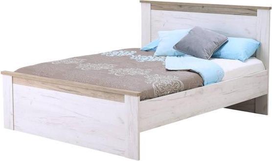 Actual product image Homestyle4u Double bed Marriage bed Wooden bed Guest bed Vintage (160 x 200 cm)