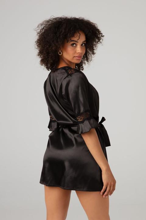 Actual product image Christine Le Duc Christine Wetlook Zip-body Maddy - Black (S, M)