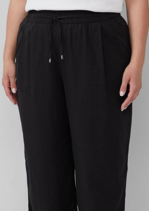 Actual product image S.Oliver Hose Leichte Leinenmix-Hose mit Elastikbund (44)