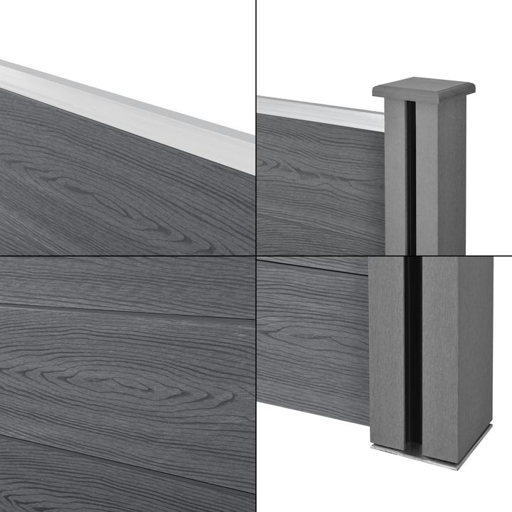 Actual product image neu.holz WPC garden fence