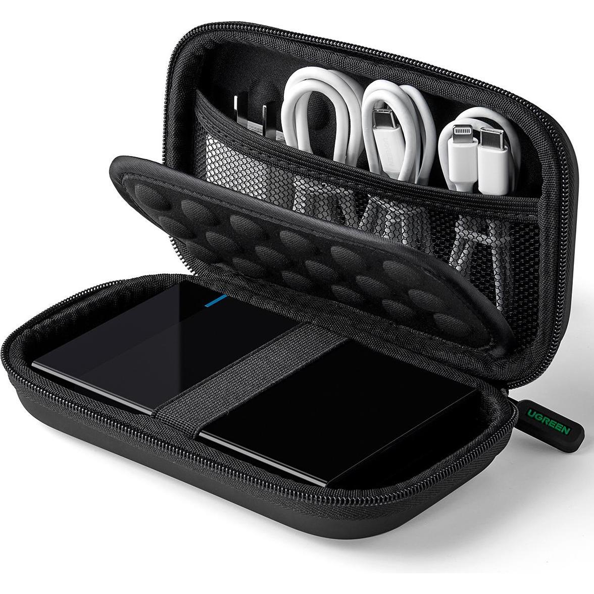 Thumbnail - Ugreen Kleine Tasche für Notebook, Netzteil, Kabel, Adapter und Zubehör, SSD + Festplatte Zubehör