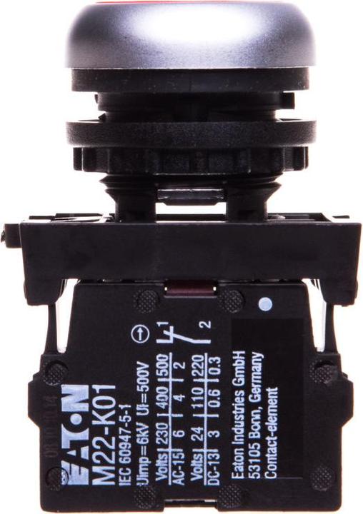 Actual product image Eaton Complete Push button Red "0" 1N/C