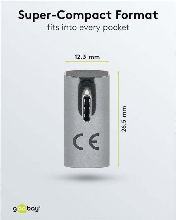 Actual product image Goobay USB C - USB C adapter (USB-C)