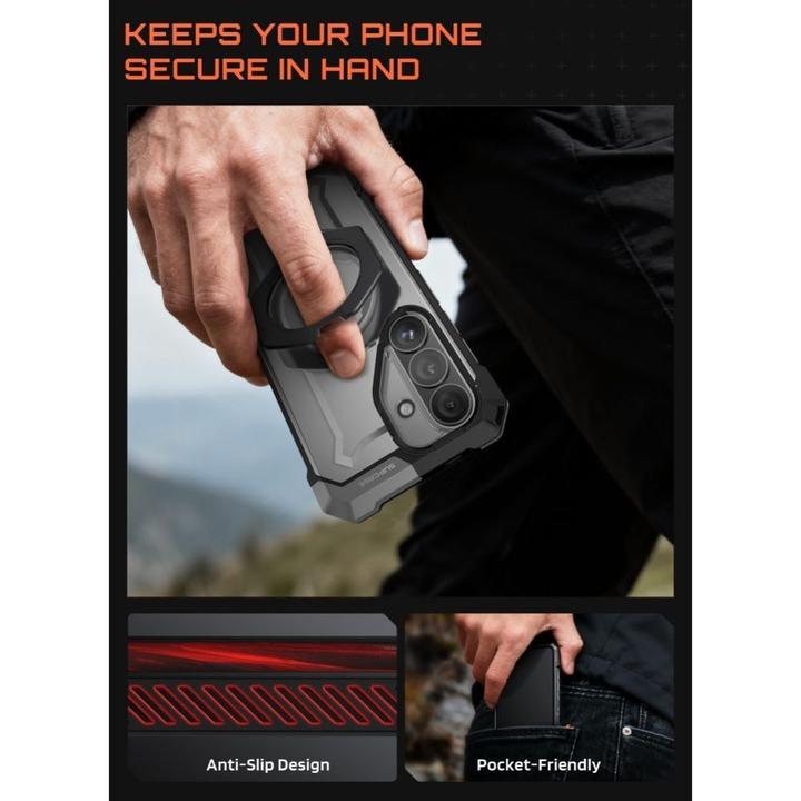 Actual product image Supcase Ub Grip Mag Magsafe Galaxy S26 Schwarz (Samsung Galaxy S26)