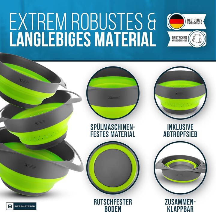 Actual product image Bergmeister Foldable bowl set