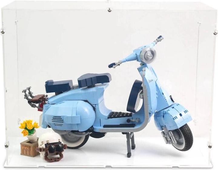 Image du produit iDisplayit Présentoir acrylique pour LEGO® 10298 Vespa 125 (avec fond blanc)