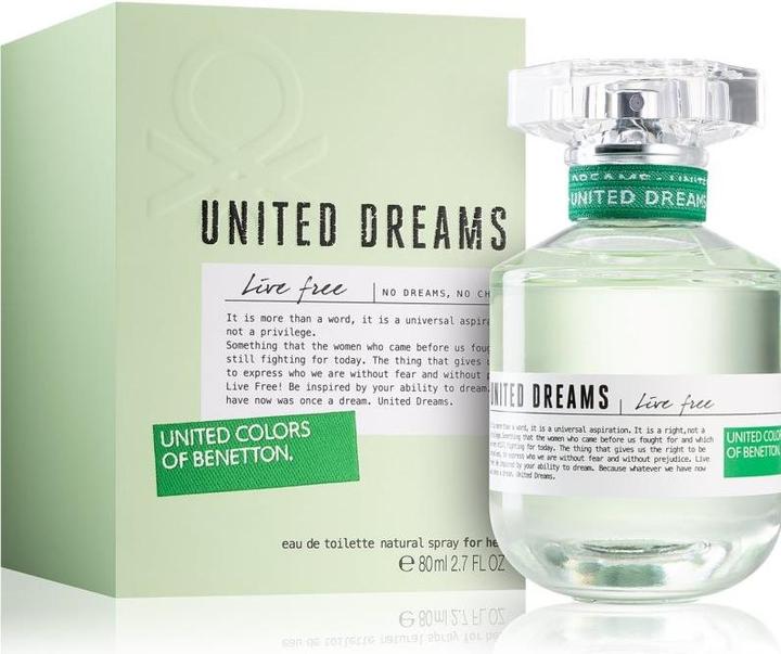 Immagine prodotto Benetton Sogni Uniti per vivere liberi (Eau de toilette, 80 ml)