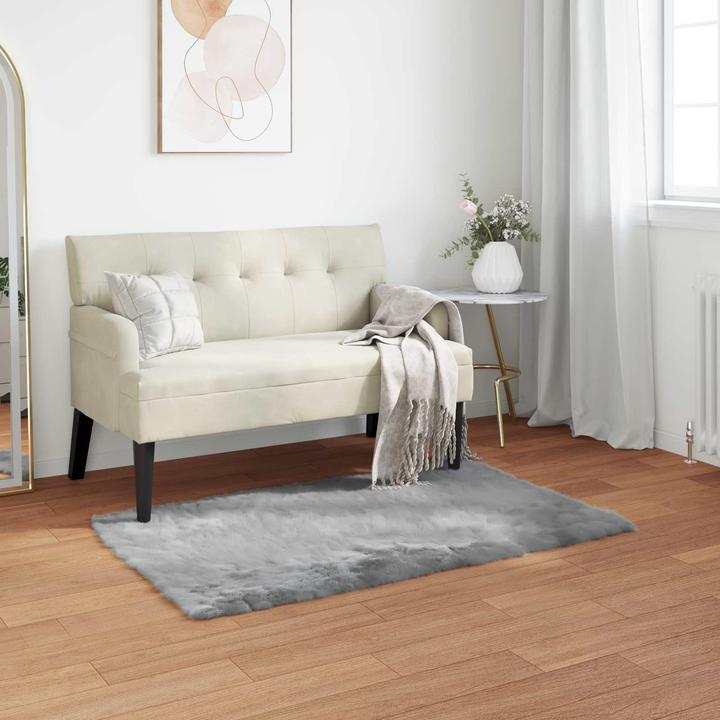 Produktbild vidaXL Kunstschaffell Teppich (60 x 110 cm)
