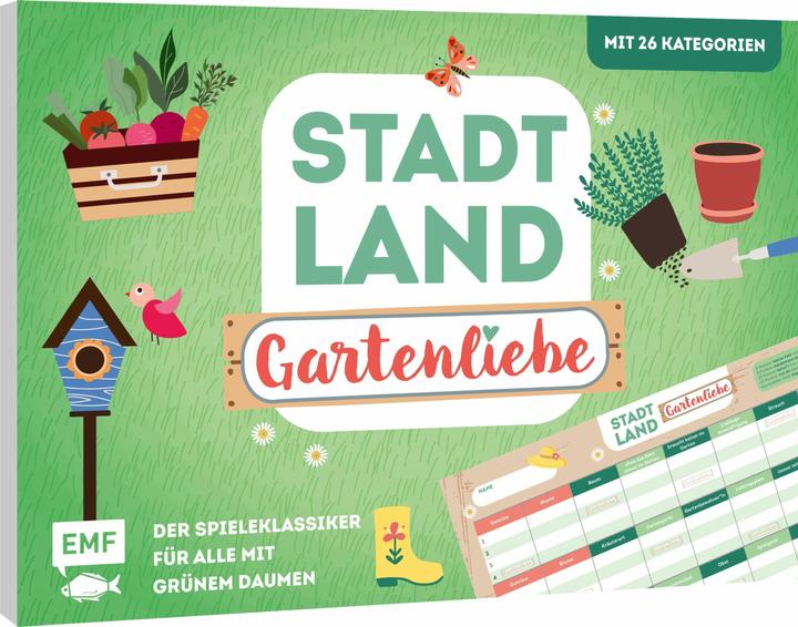 Actual product image City, country, garden love - The classic game for all with green fingers (German)