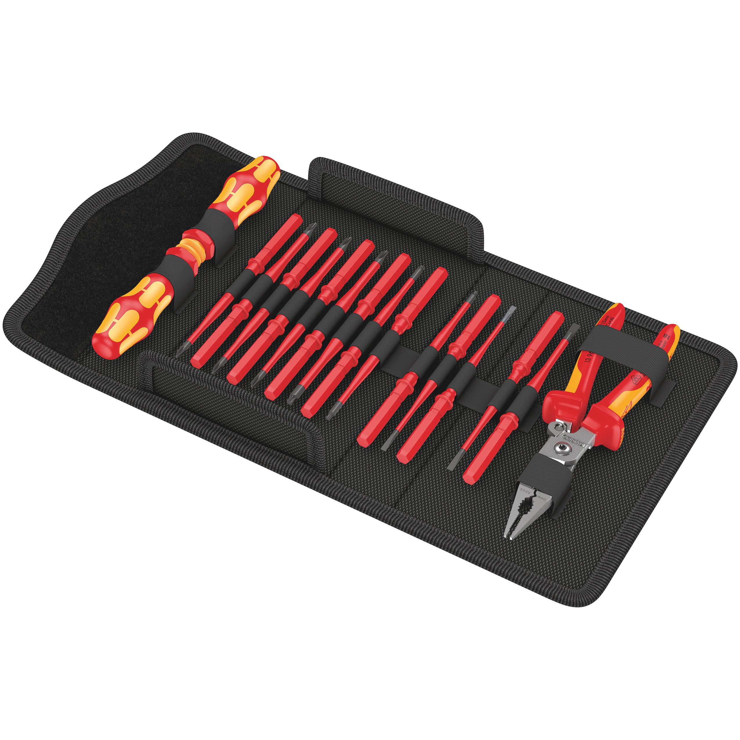 Wera, Schraubenzieher, Kraftform Kompakt VDE 17 extra slim 1 (Torx (TX), Pozidriv-Kreuzschlitz (PZ), Phillipps-Kreuzschl...