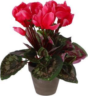 Productafbeelding Mica Kunstbloem Cyclamen Ø 30 H 30 cm roze (30 cm)