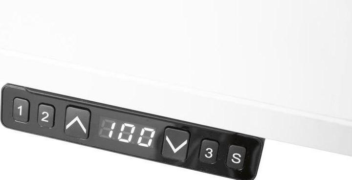 Produktbild Hammerbacher UPLINER-K-Schreibtisch, elek. verstellb,640-1290mm, BxT 1600x800mm, Buche-Dekor (1600 x 800 x 640 mm)