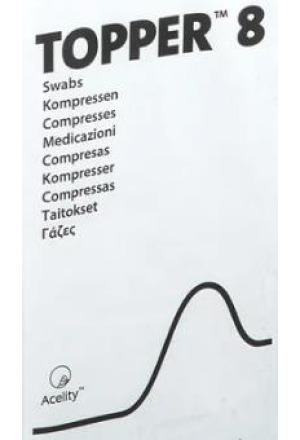 Actual product image Topper 8 NW Compresses 5x5cm non-sterile 200 pcs.