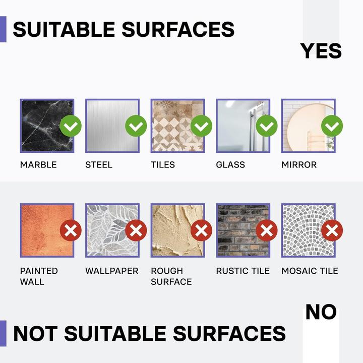 Produktbild Kingmax 2-teiliges Duschablage-Set ohne Bohren (31.50 x 11.90 x 12.90 cm)