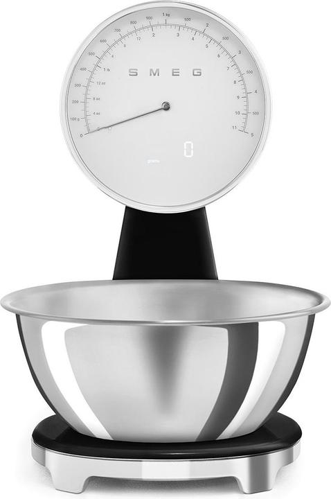 Productafbeelding Smeg KSF01BLWW Keukenweegschaal, zwart
