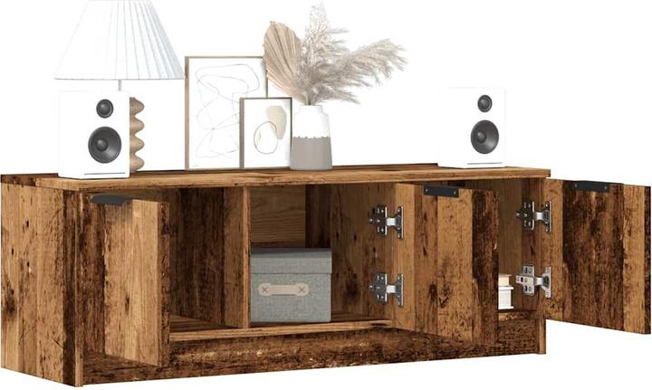 Image du produit VidaXL TV-Schrank Altholz-Optik 102x35x36,5 cm Holzwerkstoff TV-Möbel TV-Board