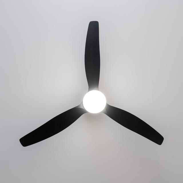 Actual product image Cecotec Deckenventilator Mit Lampe Energysilence Aero 5600 Aqua Schwarz Gold 20 W 40 W